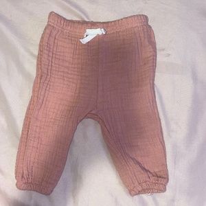 Nude pink joggers